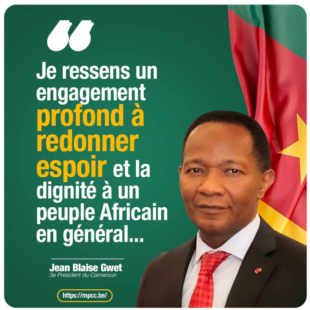 Jean Blaise GWET - Je ressens un engagement Profond à redonner Espoir