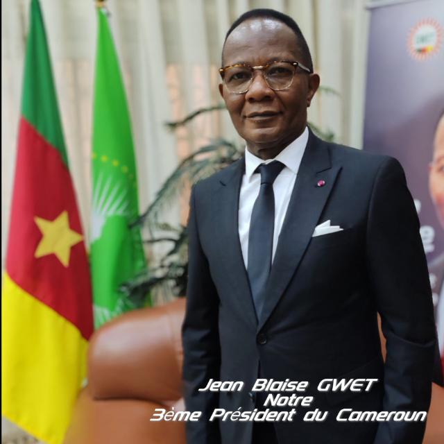 Jean Blaise GWET 3ème Président du Cameroun