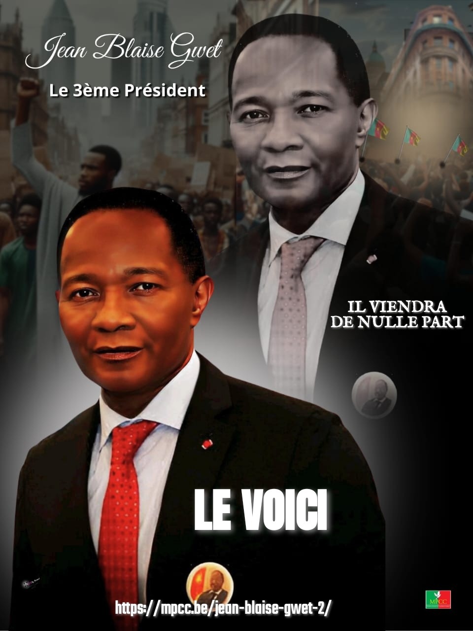 Jean Blaise GWET 3ème Président-le Voici
